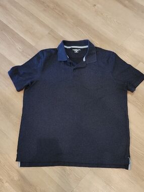 Croft & Barrow Mens Performance Black Polo